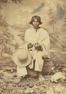 Hombre tarahumara, retrato