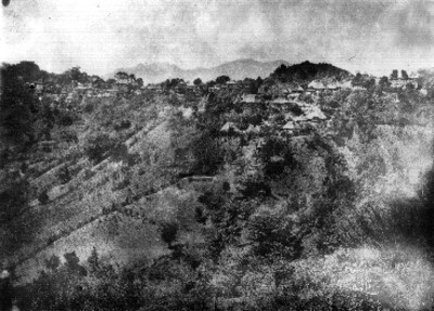 Panorámica del pueblo de Quezaltepec San Miguel