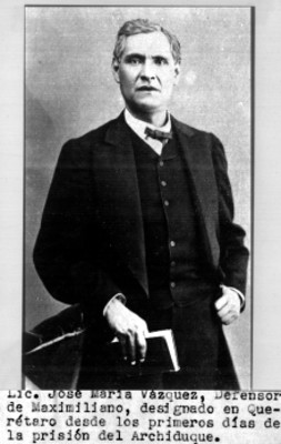 Retrato de José María Vázquez, reprografía