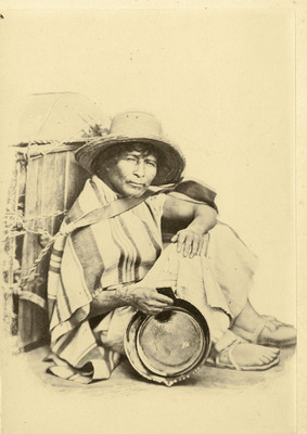 Vendedor de ollas de barro, retrato