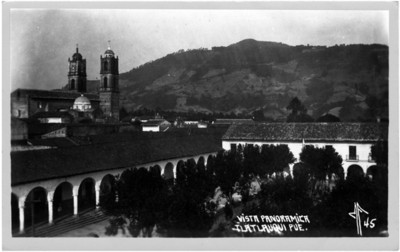 Vista de Tlatlauquitepec en Puebla, tarjeta postal