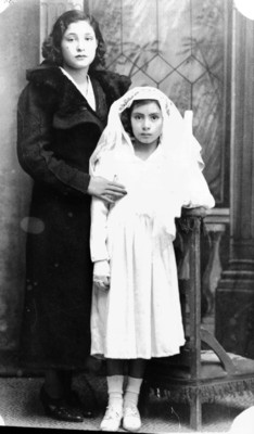 Mujer y niña, retrato