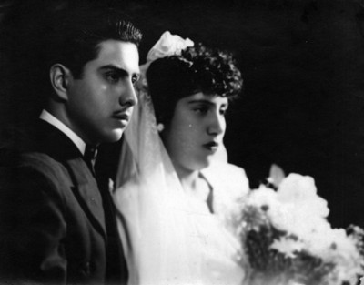 Novios, retrato