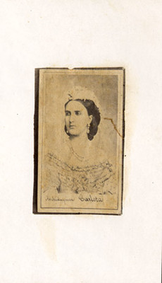 "Archiduquesa Carlota", tarjeta de visita