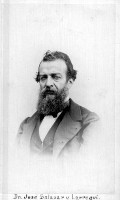 "José Salazar y Larregui", retrato