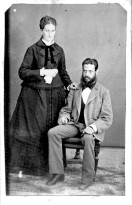 Pareja de hombre y mujer, retrato