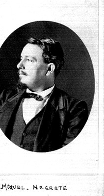 "Miguel Negrete", retrato