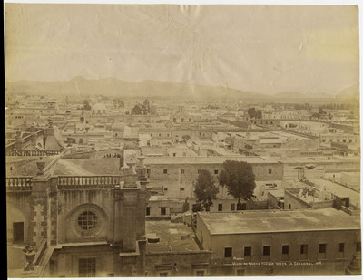 México. Vista al norte tomada desde la catedral. 608