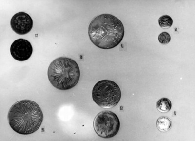 Sala de numismática del Museo Nacional de Historia