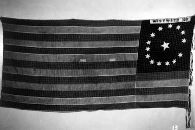 Bandera norteamericana, detalle