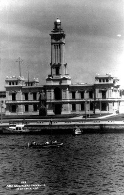 "Faro Venustiano Carranza", vista general, tarjeta postal