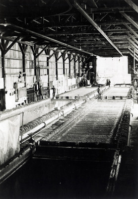 Tanques de cianuración en la Hacienda de Loreto, interior
