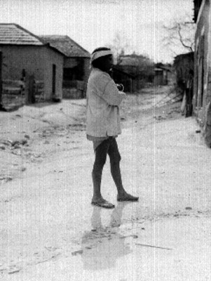 Adolescente tarahumara en una comunidad de la Sierra de Chihuahua, retrato