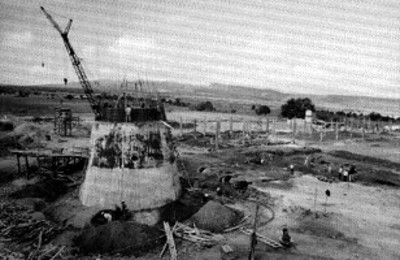 Obra pública del D.F. en proceso, vista aérea