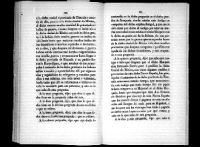 Páginas ciento noventa y cuatro y ciento noventa y cinco, del libro: "Información recibida en México y Puebla"