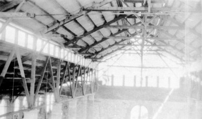 Cimbra colocada durante la construcción del Mercado de Barreteros