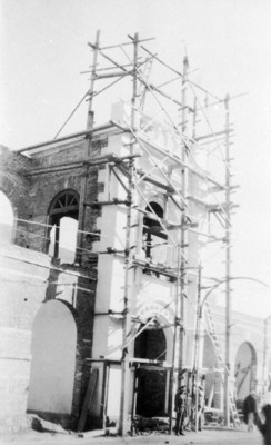 Construcción del mercado de Barreteros