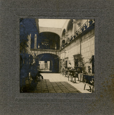 Patio del Mesón de Guadalupe en Celaya