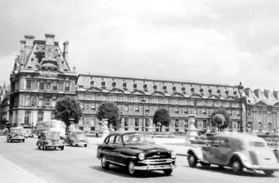 Pabellón Turgot y el museo de Louvre, fachada