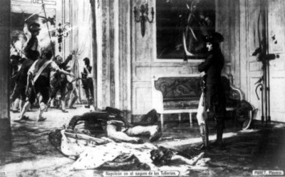 Napoleón en el saqueo de las Tullerías