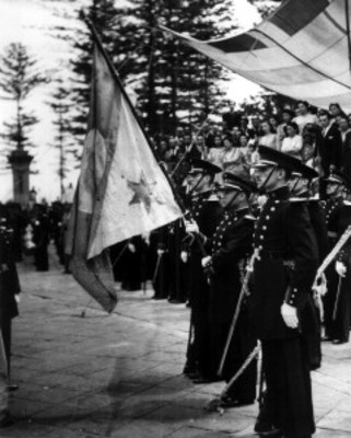 Escolta durante una ceremonia
