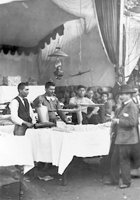 Vendedores en la Alameda Central