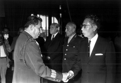 El presidente Díaz Ordaz hizo público reconocimiento y felicitó al personal de la Fuerza Aérea Mexicana y del Estado Mayor Presidencial