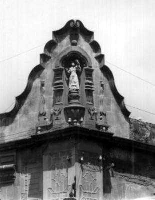 Nicho en una esquina