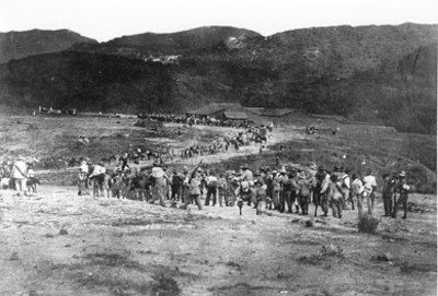 Contitucionalistas al mando de Obregón rumbo a Jalisco