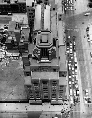 Edificio La Nacional, vista aérea