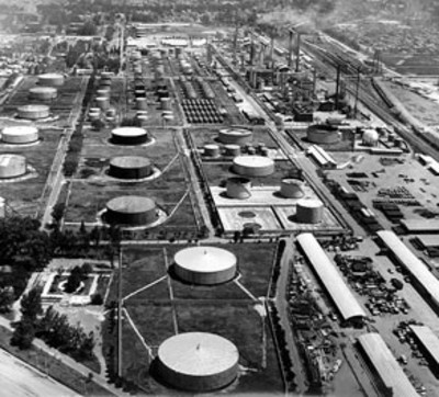 Refinería de PEMEX, vista aérea
