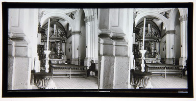 "Capilla del Cerrito en Guadalupe", vista interior