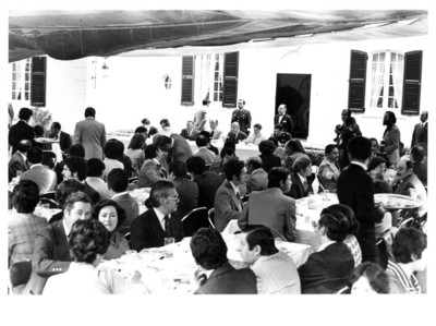 Comida en honor a José López Portillo a su regreso de la Reunión Cumbre de Presidentes en Colombia