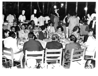 Cena ofrecida a Adolfo Suárez y comitiva durante su estancia en Cancún