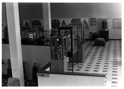 Sala con piezas prehispánicas de Palenque