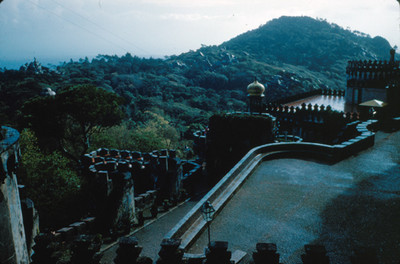 Vista de las torrecillas en el Castillo de la