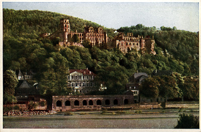 Castillo Otto-Heinrichs-Bau, visto desde el rio