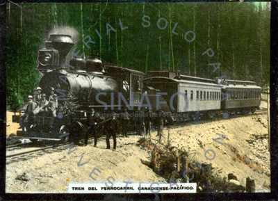 Tren del ferrocarril Canadiense-Pacífico