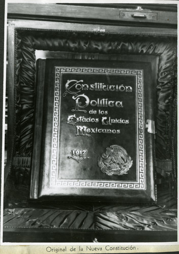 Constitución Política de los Estados Unidos Mexicanos de 1917