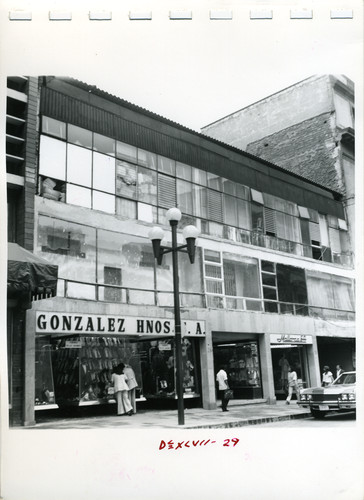 Fachada de inmueble en la calle 16 de Septiembre