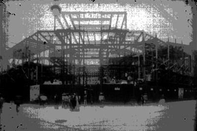 Trabajadores construyen el Palacio Legislativo