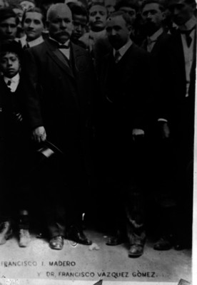 Francisco I. Madero y Francisco Vázquez Gómez, retrato