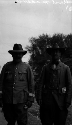 Francisco Cosio Robelo y Raúl Madero, coroneles, retrato