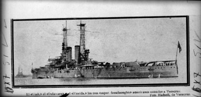 La embarcación "Utah", en la costa de Veracruz