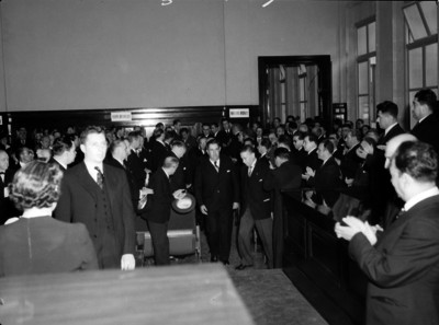Manuel Ávila Camacho llegando a la suprema Corte