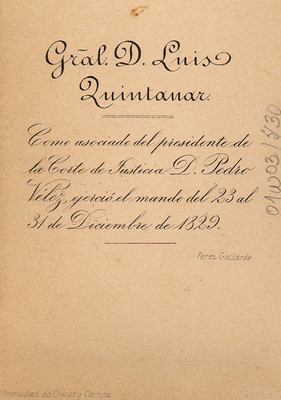 Luis Quintana, retrato