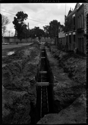 Obras de "saneamiento de la Calzada de la Ronda"