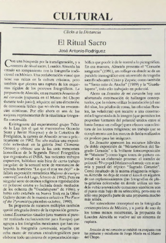 El Ritual Sacro