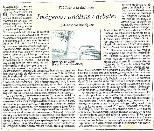 Imágenes: análisis/ debates