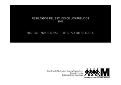 Resultados del estudio de los públicos 2009